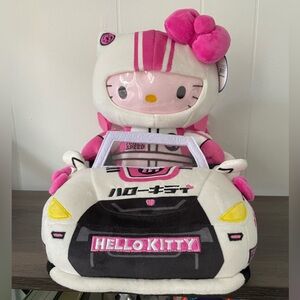 Hello Kitty Race Car Plush (KIDROBOT)